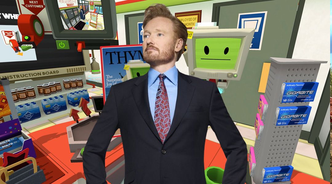 Conan O'Brien Tries Virtual Reality
