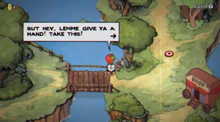 Cuphead: Where to Find All the Hidden Coins - World 1 apple man