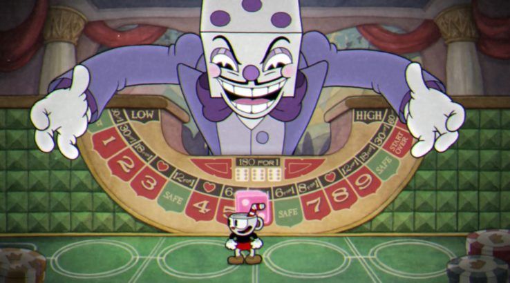 Cuphead Guide: How to Beat King Dice - King Dice parry