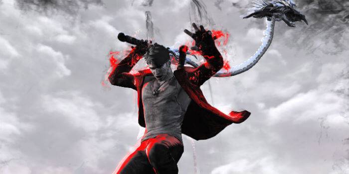 Dante in Devil May Cry: Definitive Edition