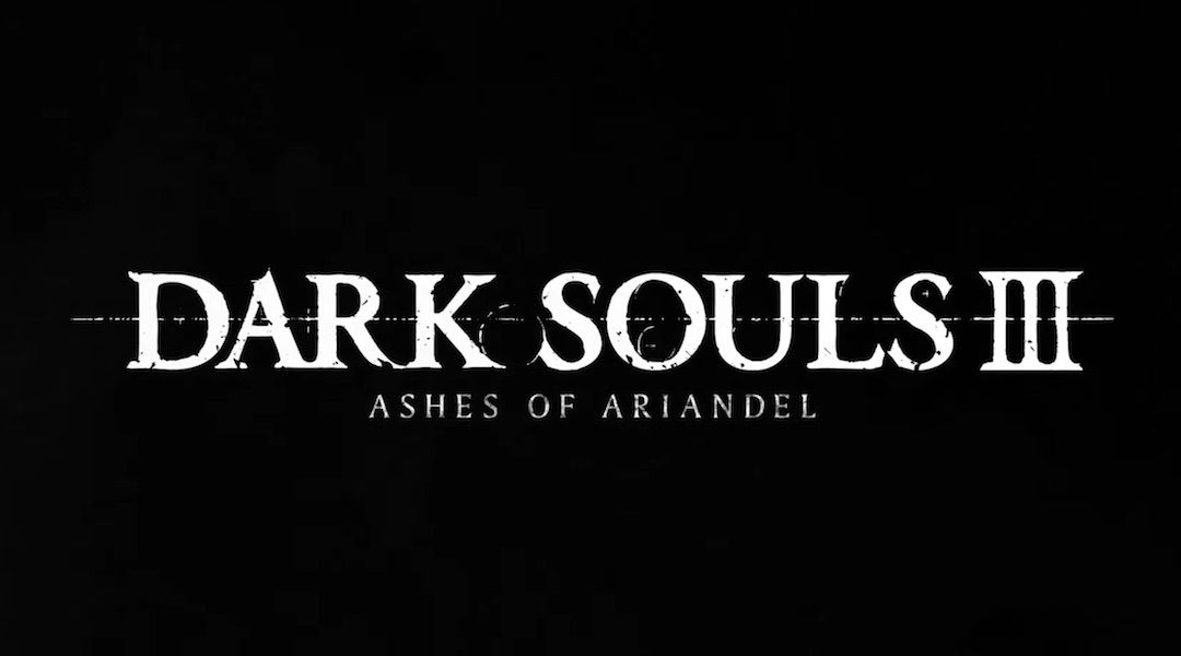 dark souls 3 dlc ashes of ariandel logo from software