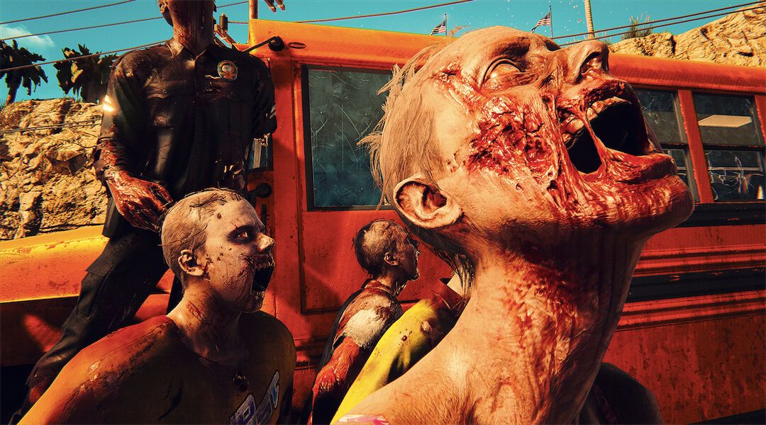 Dead Island 2 Lands a New Developer - Zombies near bus