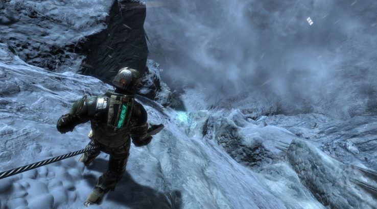 7 Games You Forgot Used Kinect - Dead Space 3 ice wall climb
