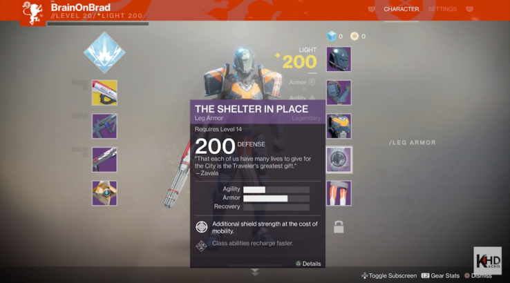 destiny 2 armor tool tips armor ability cooldowns