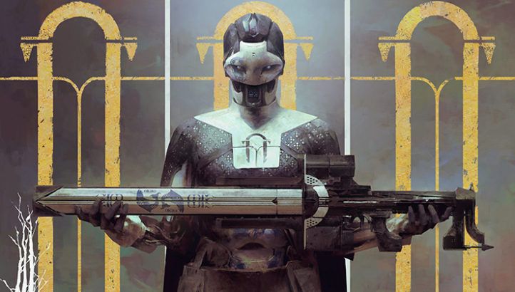 black armory vendor with weapon