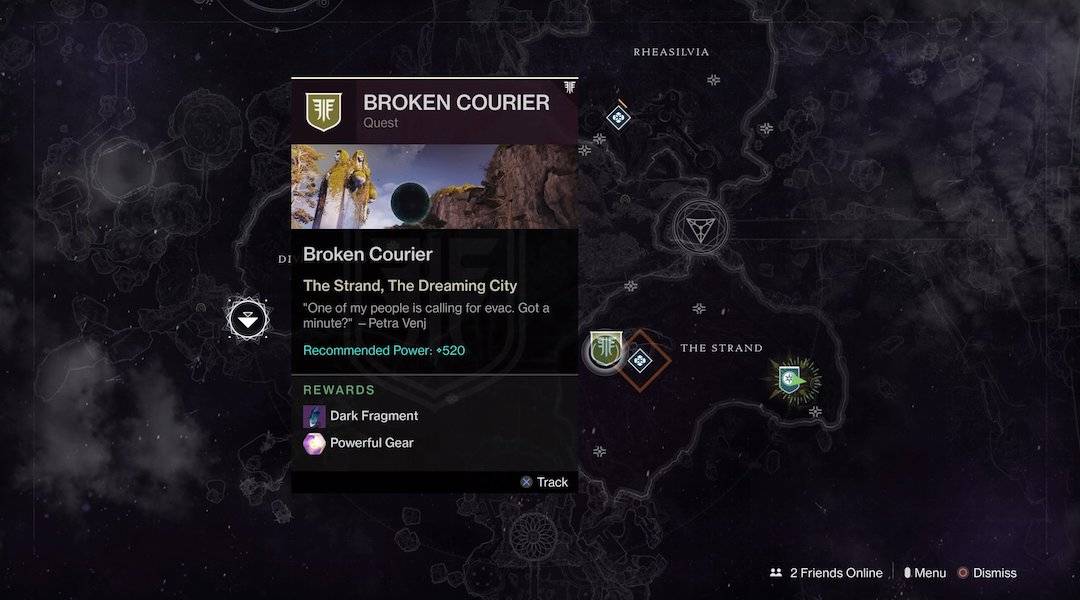 destiny 2 broken courier quest