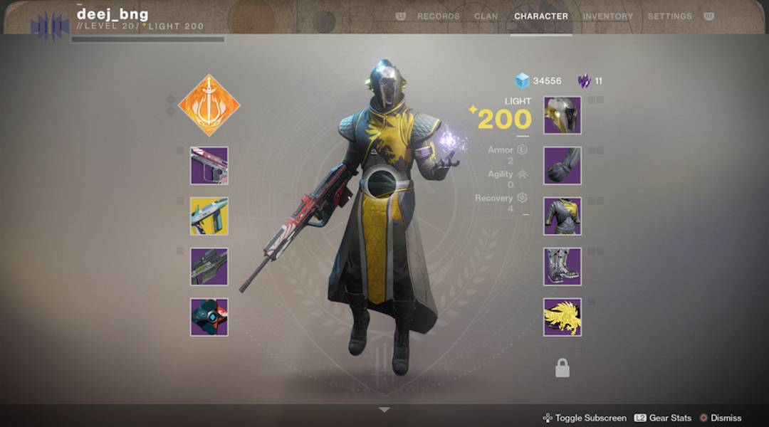 destiny 2 character screen temp