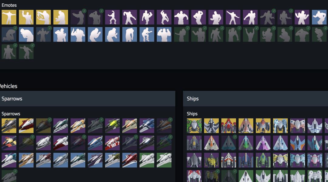 Destiny 2 Collection Tool for Weapons and Armor