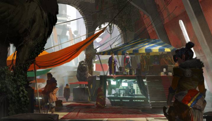 destiny 2 concept art last city market