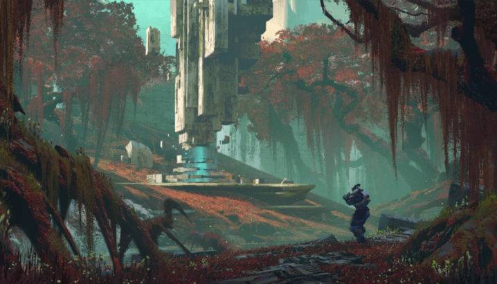 destiny 2 concept art nessus structure