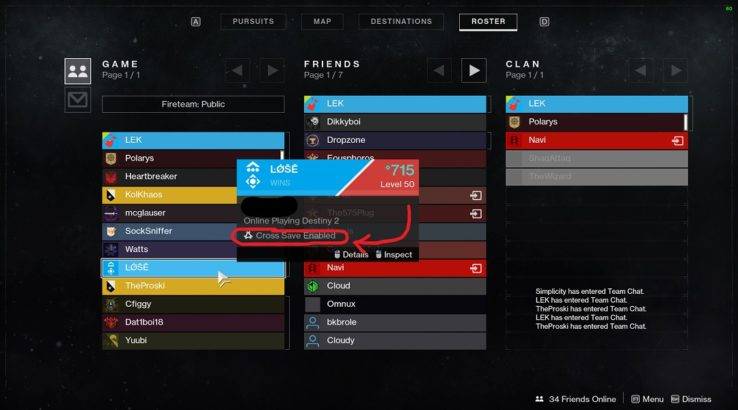 destiny 2 cross save icon