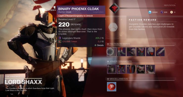 destiny 2 december update faction inventories