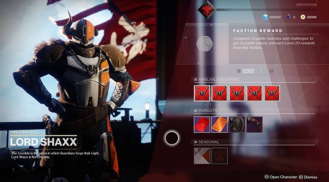 destiny 2 forsaken crucible rewards ranking changes