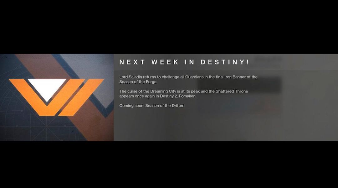 destiny 2 in game messages regular feature