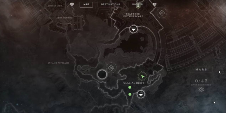 Mars Map Destiny 2 Destiny 2 Warmind Dlc's Mars Map Revealed