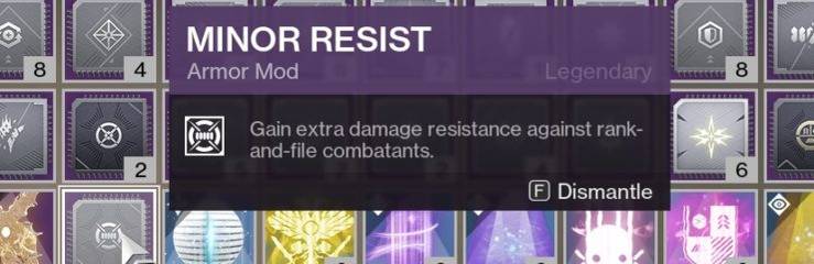 minor resist mod farm