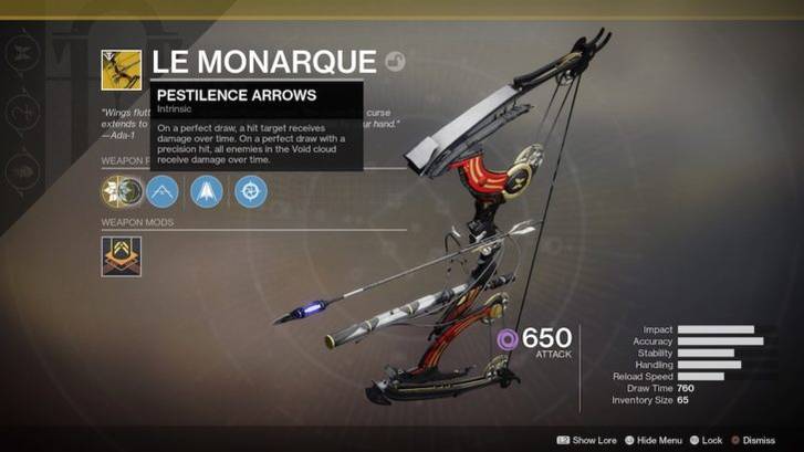 le monarque exotic bow