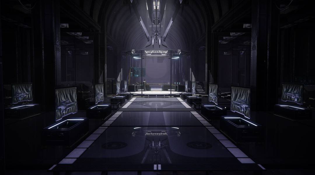 black armory room