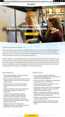 destiny 2 progression job listing