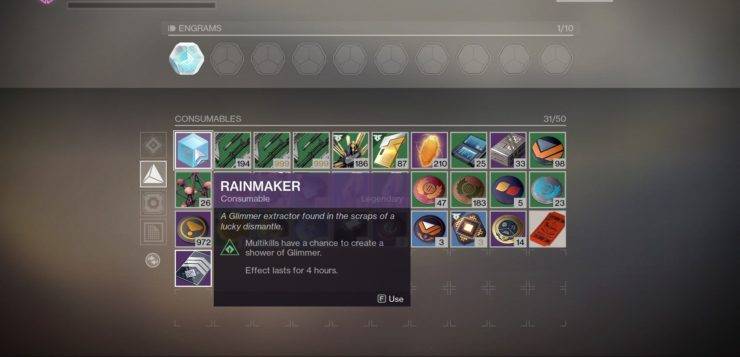 destiny 2 rainmaker