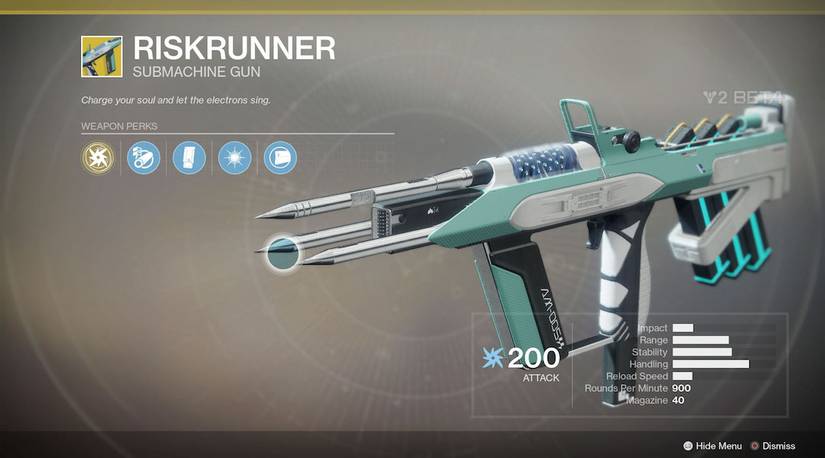 destiny 2 riskrunner exotic