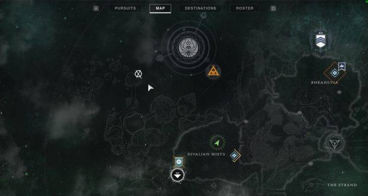 destiny 2 spine of keres map