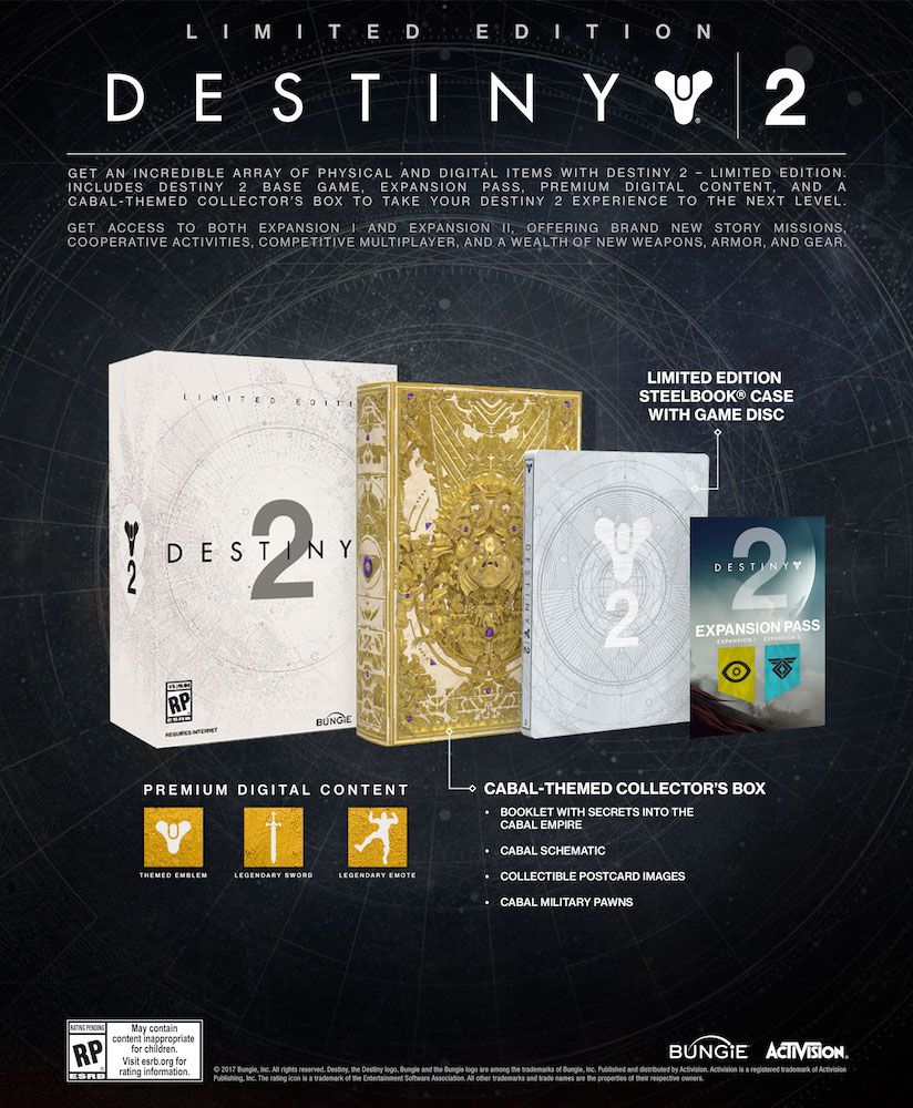 destiny limited edition