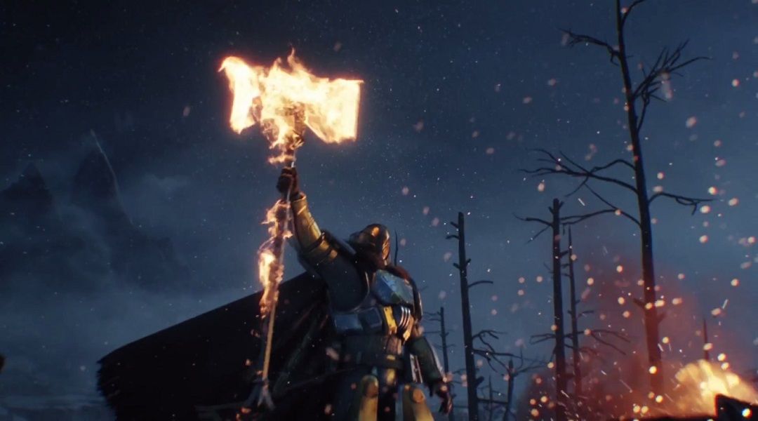 Destiny: Rise of Iron Reveal Trailer - Titan with axe