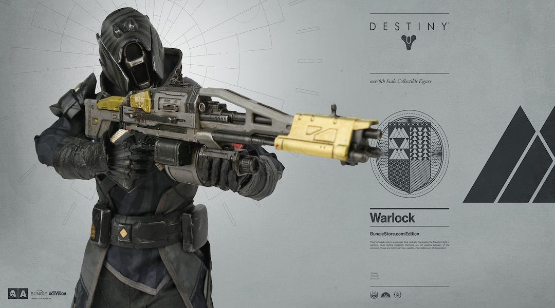destiny warlock action figure 3a machine gun bungie