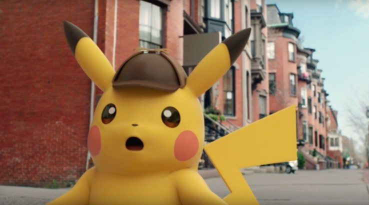 Detective Pikachu Will Be the First Live Action Pokemon Film - Surprised Detective Pikachu
