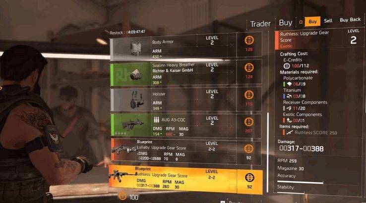 division 2 exotics list