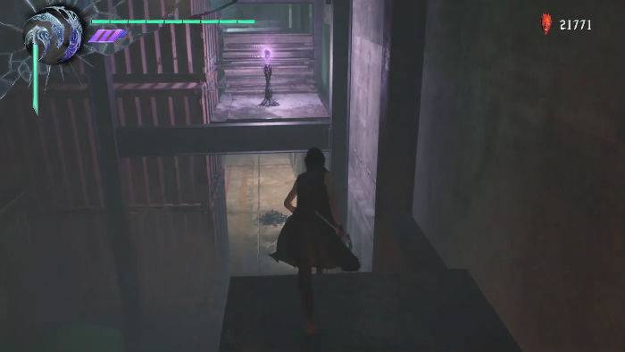 dmc 5 purple orb fragment location platform mission 5