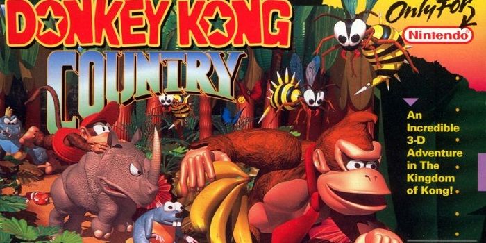 SNES Classic Edition: All the Cheat Codes You Need to Know - Donkey Kong Country box art