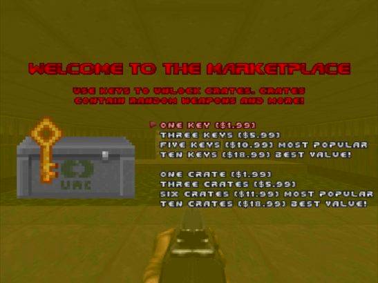 Doom Mod Pokes Fun at Loot Box Controversy