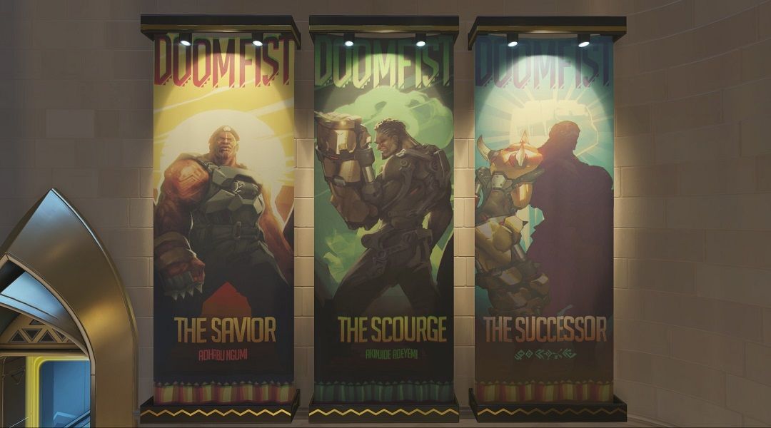 Overwatch: New Evidence Points to Doomfist as the Next Character - Doomfist posters
