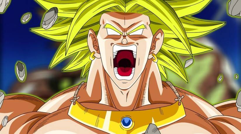 broly dragon ball z anime