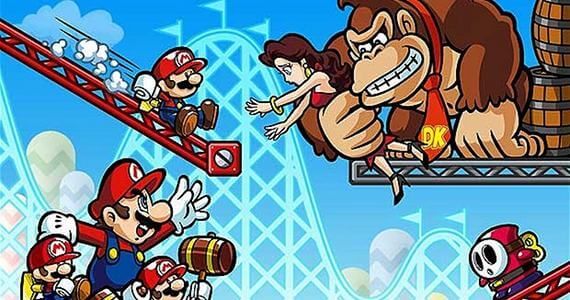 Mario vs. Donkey Kong Mini-Land Mayhem Nintendo DS Authentic Puzzle Game DK  DSi