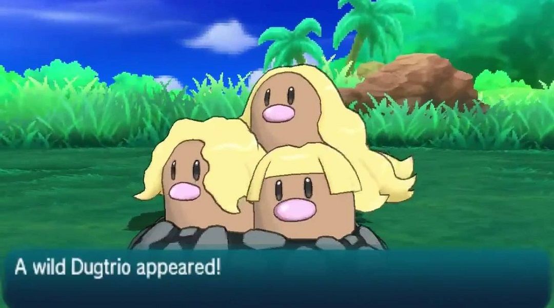 New Pokemon Sun and Moon Trailer Reveals More Ultra Beasts - Dugtrio Alola form