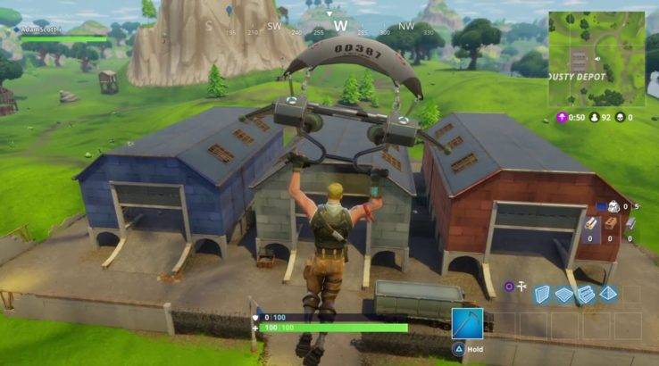 skydive above dusty depot