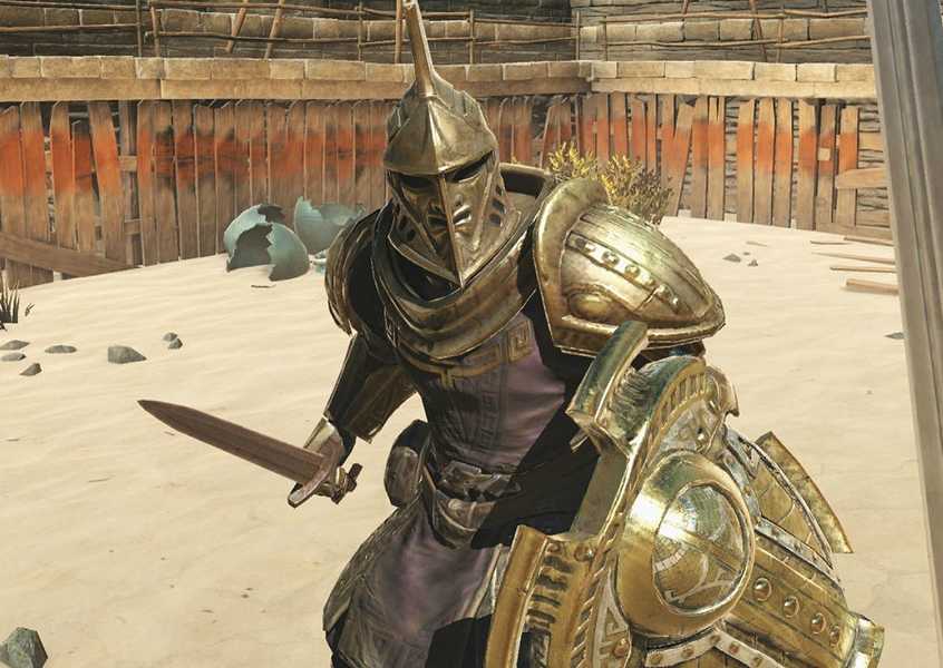 elder scrolls blades arena fight