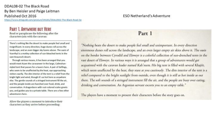 elder scrolls online adventure plagiarism example