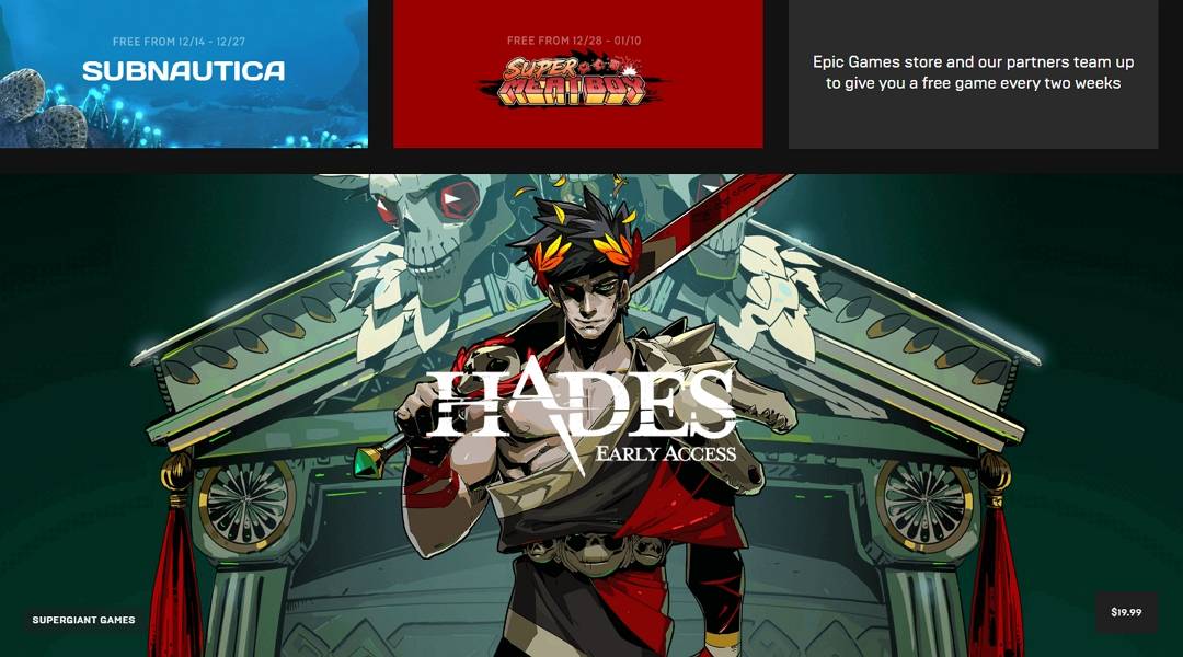 epic games storefront