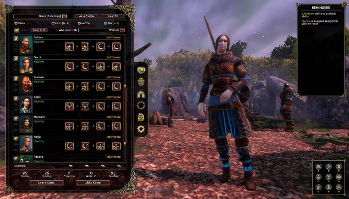 expeditions viking camp menu