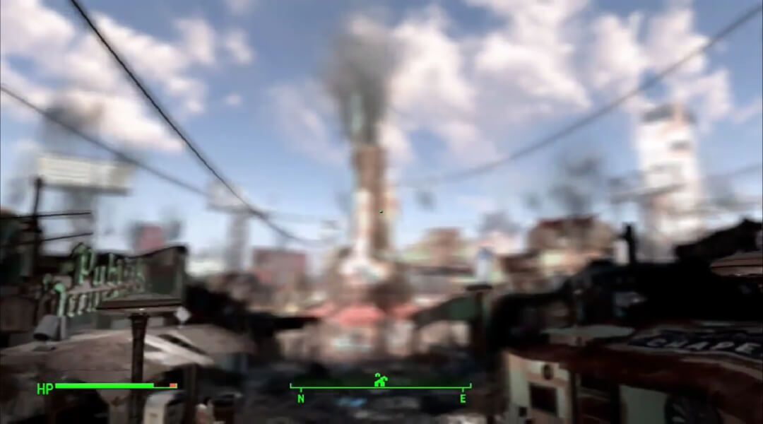 fallout 4 blurred vision bug