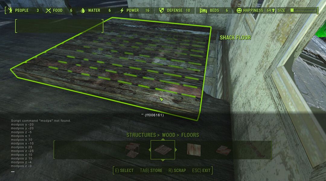 Fallout 4 How To Fix Floors