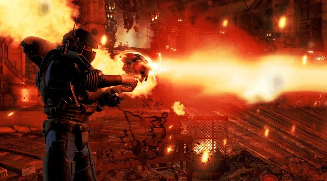 Fallout 4: Automatron Trailer and Release Date - Automatron laser gun