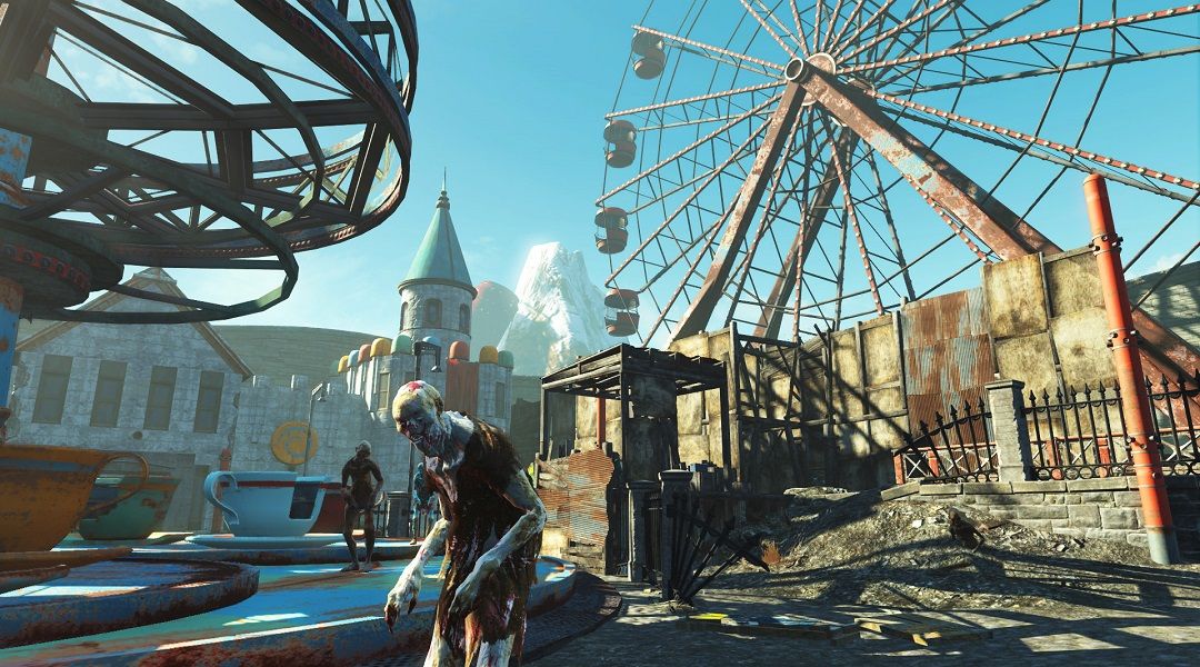 Fallout 4 Guide: How to Start the Nuka-World DLC - Fallout 4 Nuka-World ferris wheel