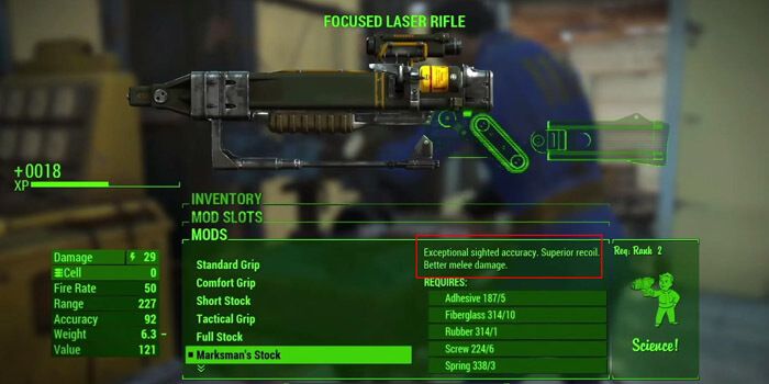 Fallout 4 Ranged Weapon Melee