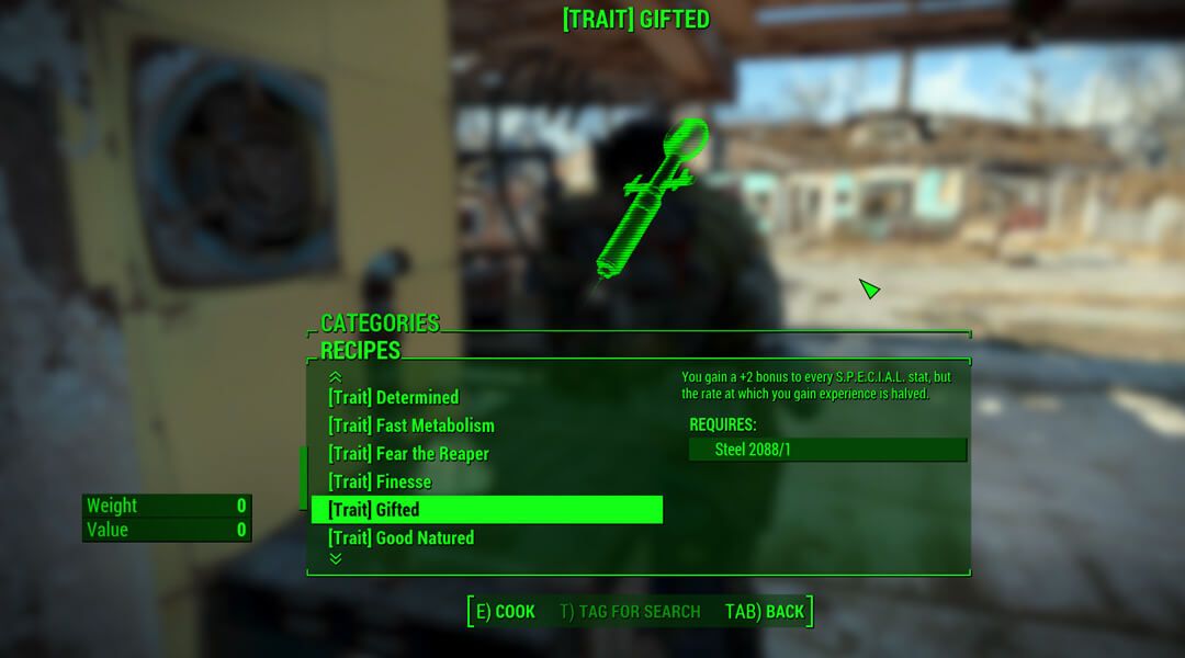 Fallout 4 Traits And More Perks Mod