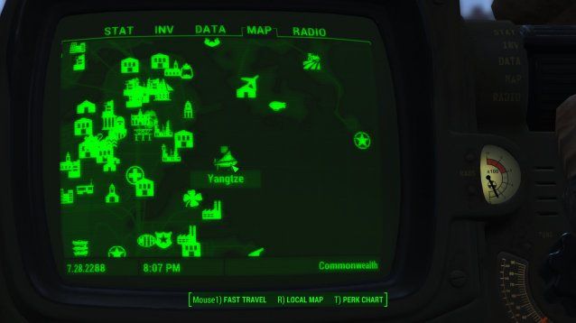 Where to Find Fallout 4's Sunken Submarine - Yangtze submarine location